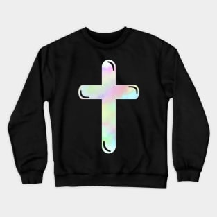 Pastel Cross Crewneck Sweatshirt